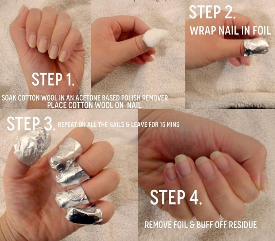 how to remove gel and shellac from nails